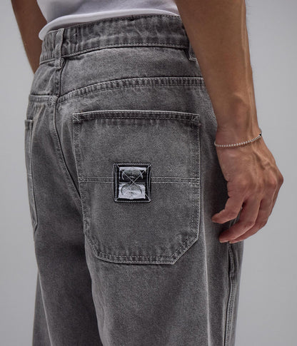 FORMER DISTEND DENIM PANT // SACRIFICE WASHED GREY - essential surf and skate
