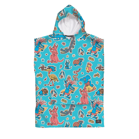 Ocean and Earth YOUTH IRVINE HOODED PONCHO