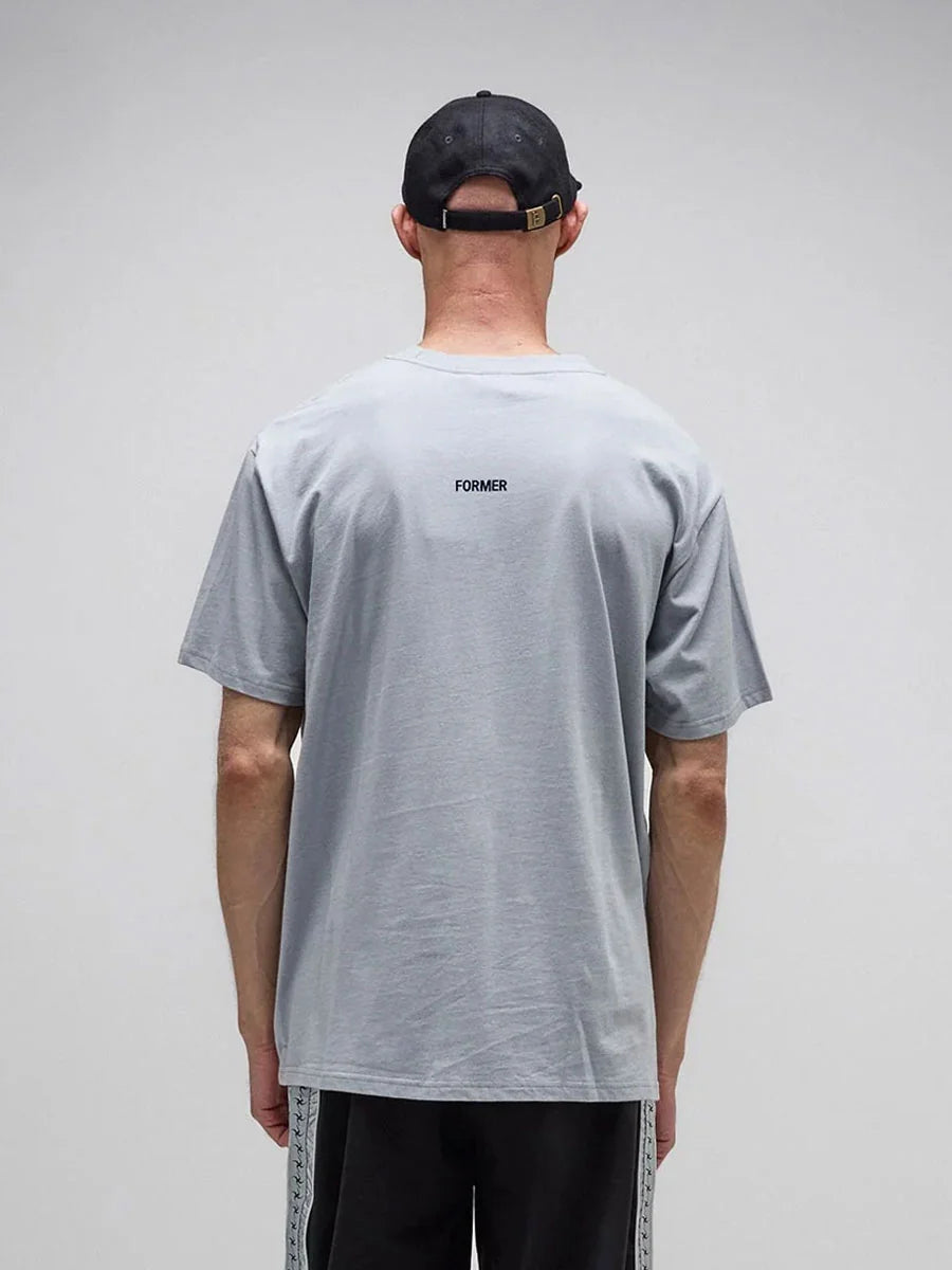 FORMER CRUX OVERDYE T-SHIRT // WASHED SKY