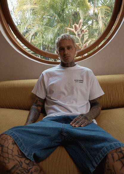 AFENDS MIND OVER - HEAVYWEIGHT BOXY TEE