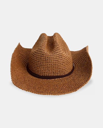 Roxy Womens Rider Straw Cowboy Hat