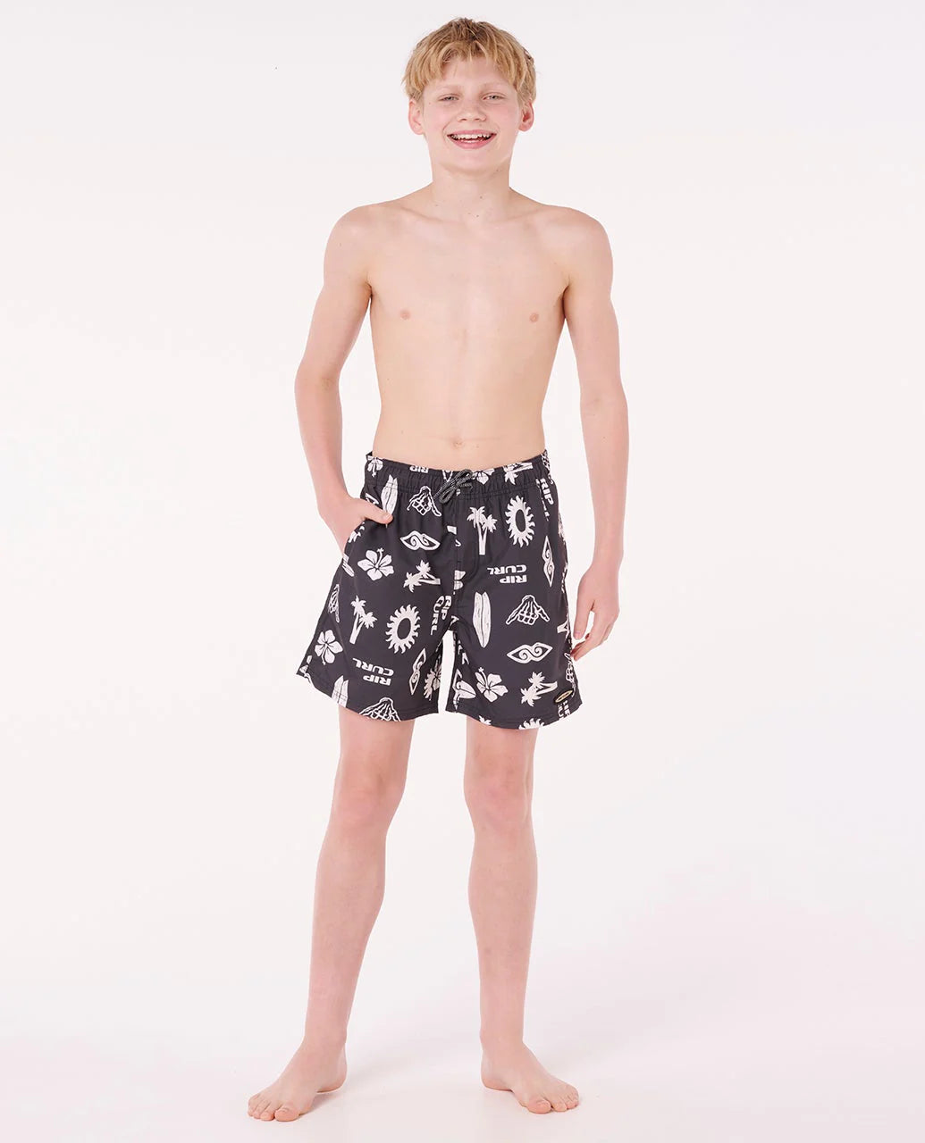 RIP CURL ISLAND PARADISO VOLLEY BOARDSHORT - KIDS