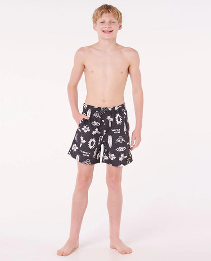 RIP CURL ISLAND PARADISO VOLLEY BOARDSHORT - KIDS