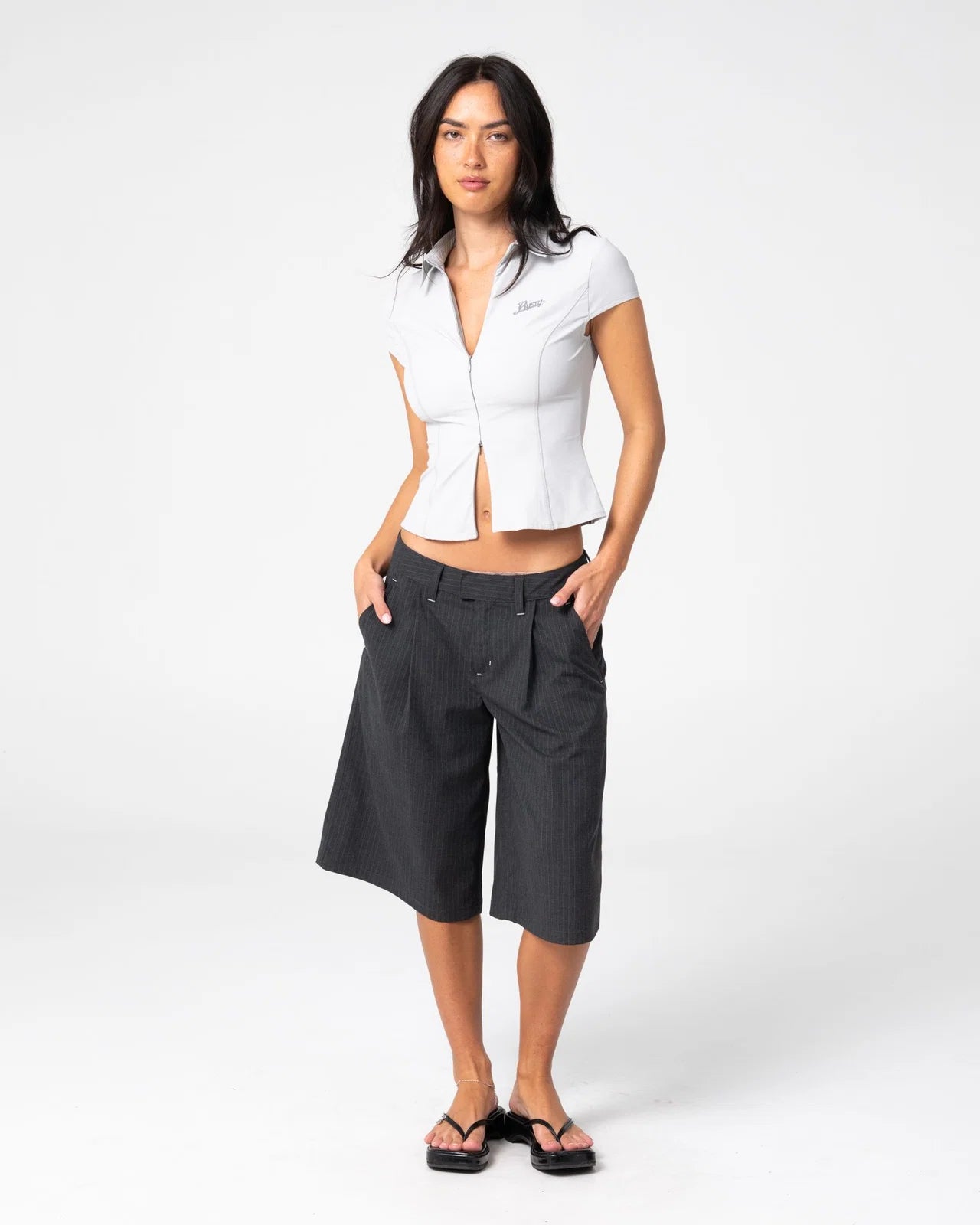 Rusty Road Rage Finance Mommy Low Rise Short
