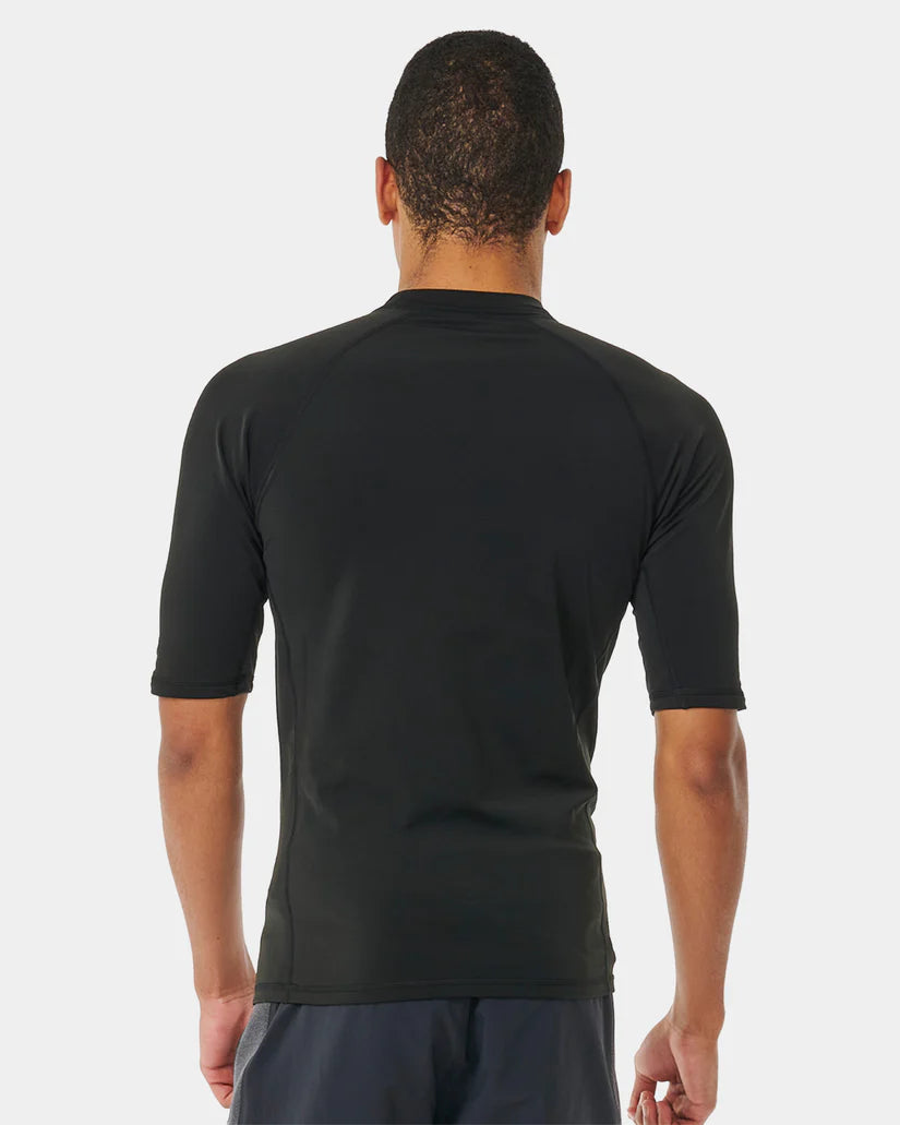 RIP CURL ICONS UPF50+ BRUSHED SHORT SLEEVE RASH VEST