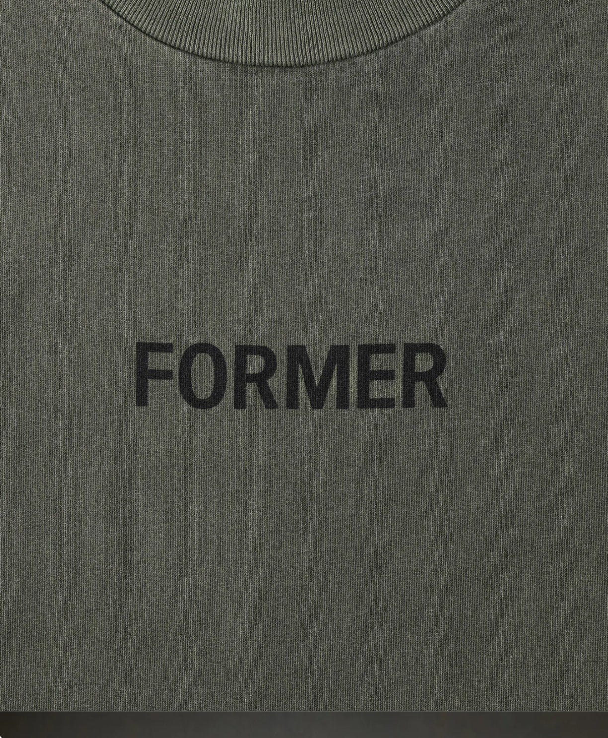 FORMER LEGACY OVERDYE T-SHIRT // WASHED SURPLUS