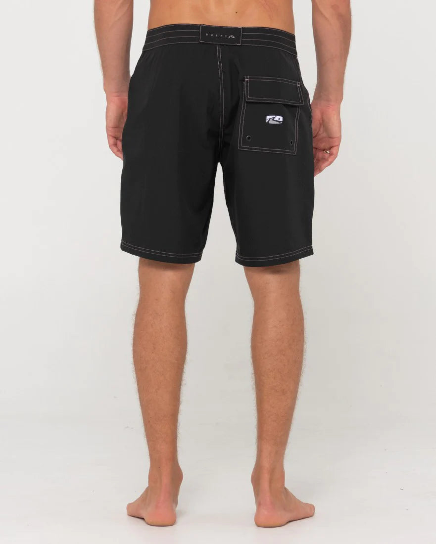 Burnt Rubber Fitted Boardshorts Mens