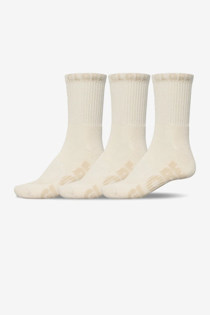 Globe Bleach-Free + Dye-Free Eco Crew Sock 3 Pack