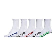 Globe stealth crew socks Youth 5 Pack