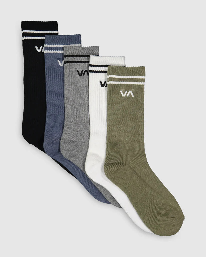 RVCA UNION SOCK III 5 PACK