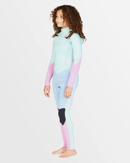 Girls 8-14 3/2 Synergy Back Zip Steamer Wetsuit