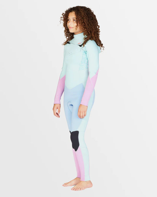 Girls 8-14 3/2 Synergy Back Zip Steamer Wetsuit