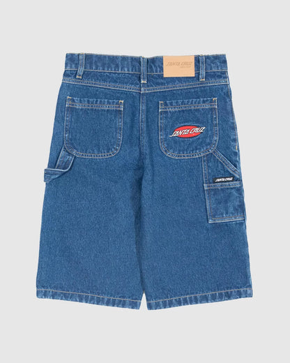 Oval Strip Carpenter Shorts - Teens