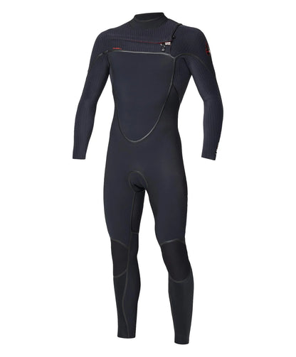 O'Neill HyperFire X 3/2mm Steamer Chest Zip Wetsuit - Black