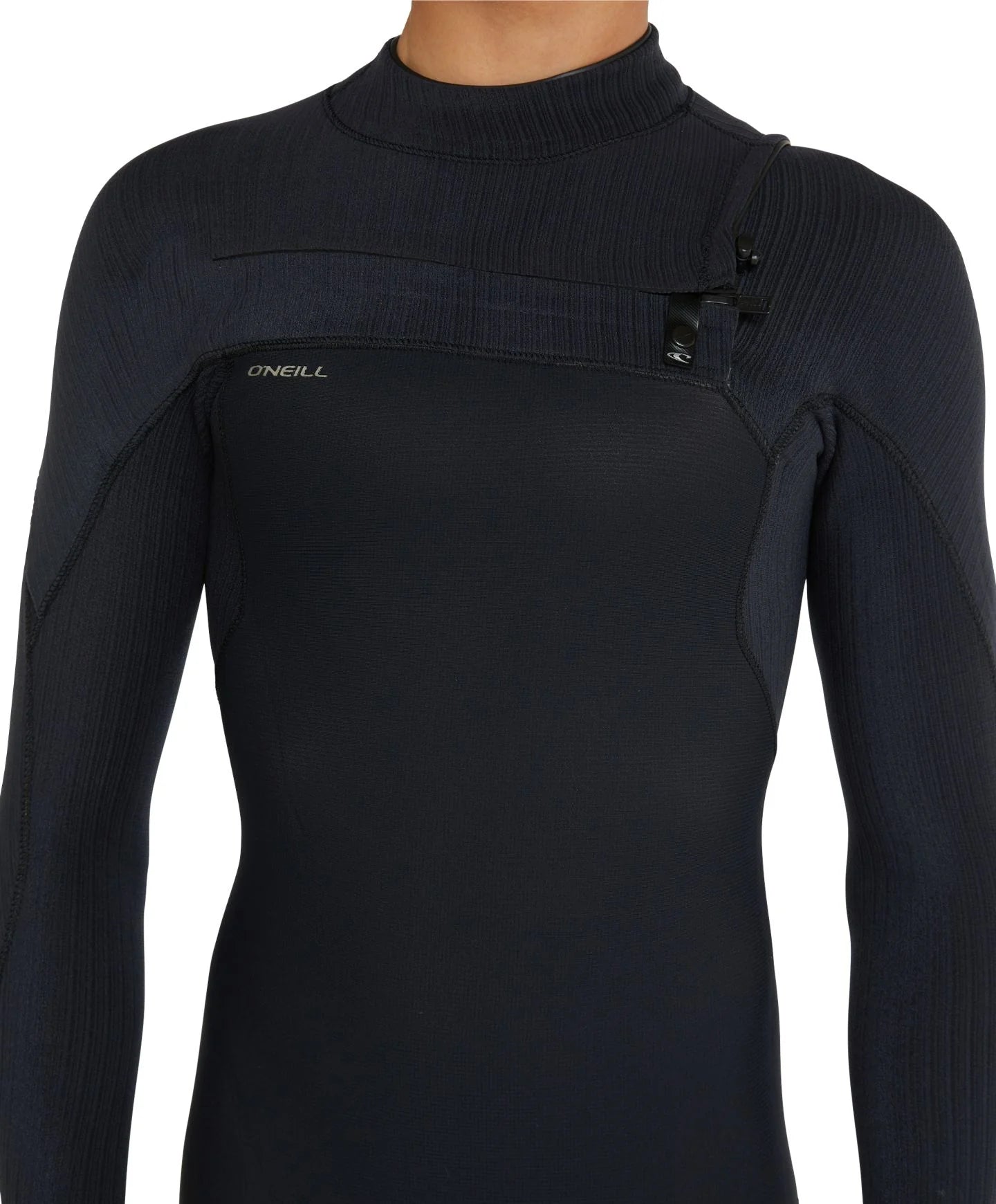 O'Neill HyperFreak 3/2+ Steamer Chest Zip Wetsuit - Black