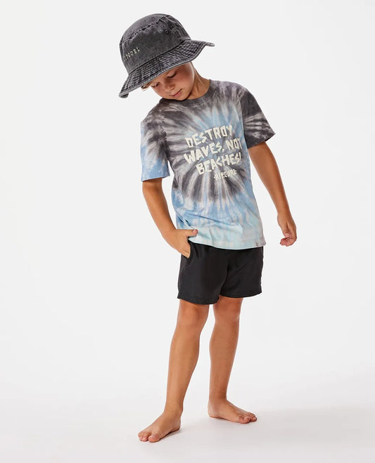 Destroy Waves Tee - Boys (1-8 Years)