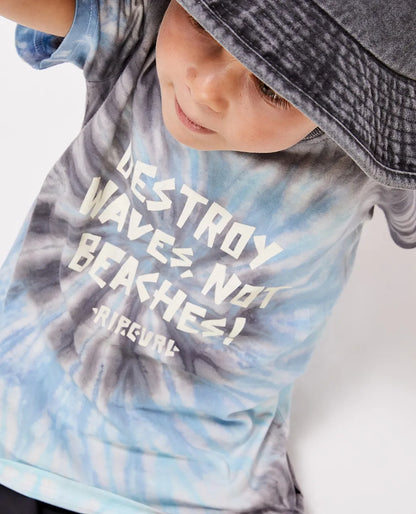 Destroy Waves Tee - Boys (1-8 Years)