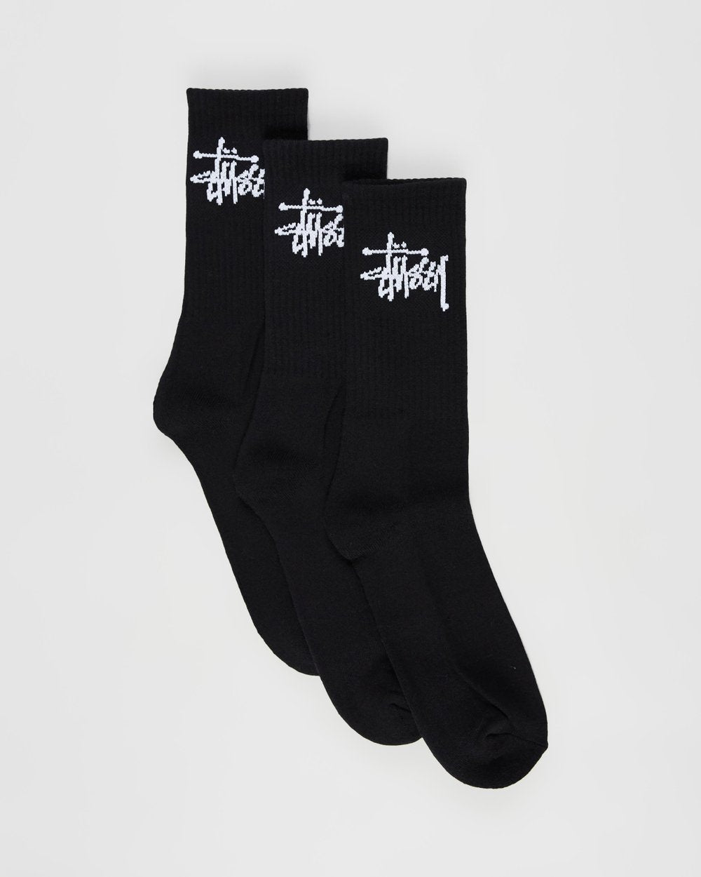 STUSSY Mens Graffiti Crew Sock 3 pack