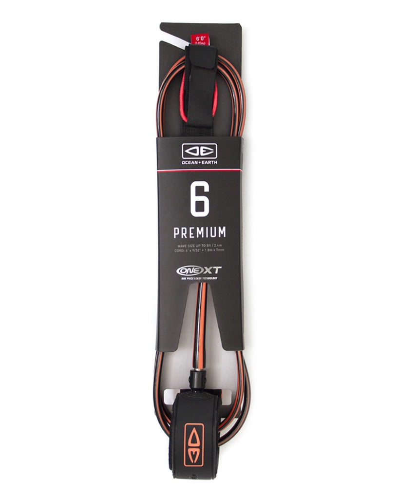 6ft Premium ONE-XT Leash - essential surf and skate