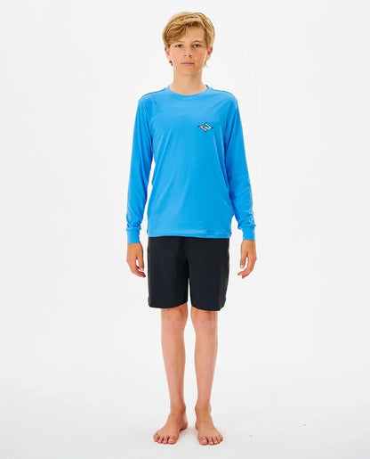 Cosmic Tides Long Sleeve UV Rashguard - Boys (8-16 Years)