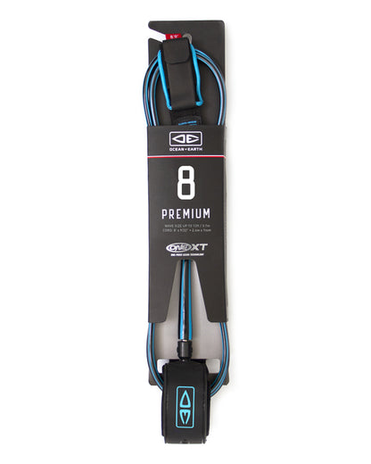 8ft Premium ONE-XT Leash - essential surf and skate