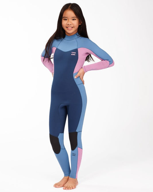 Girls 8-14 3/2 Synergy Back Zip Steamer Wetsuit